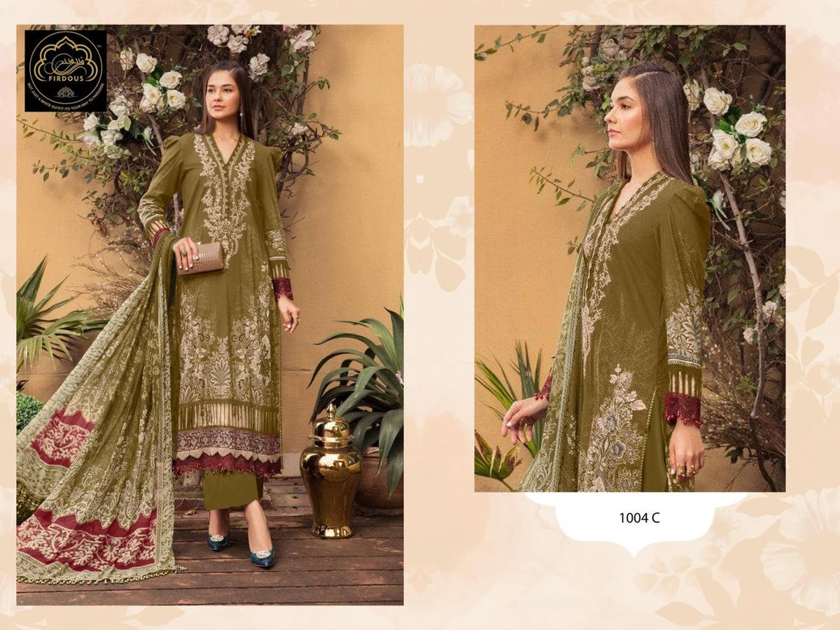 FIRDOUS M PRINTS VOL-01 1004-A TO 1004-D 4