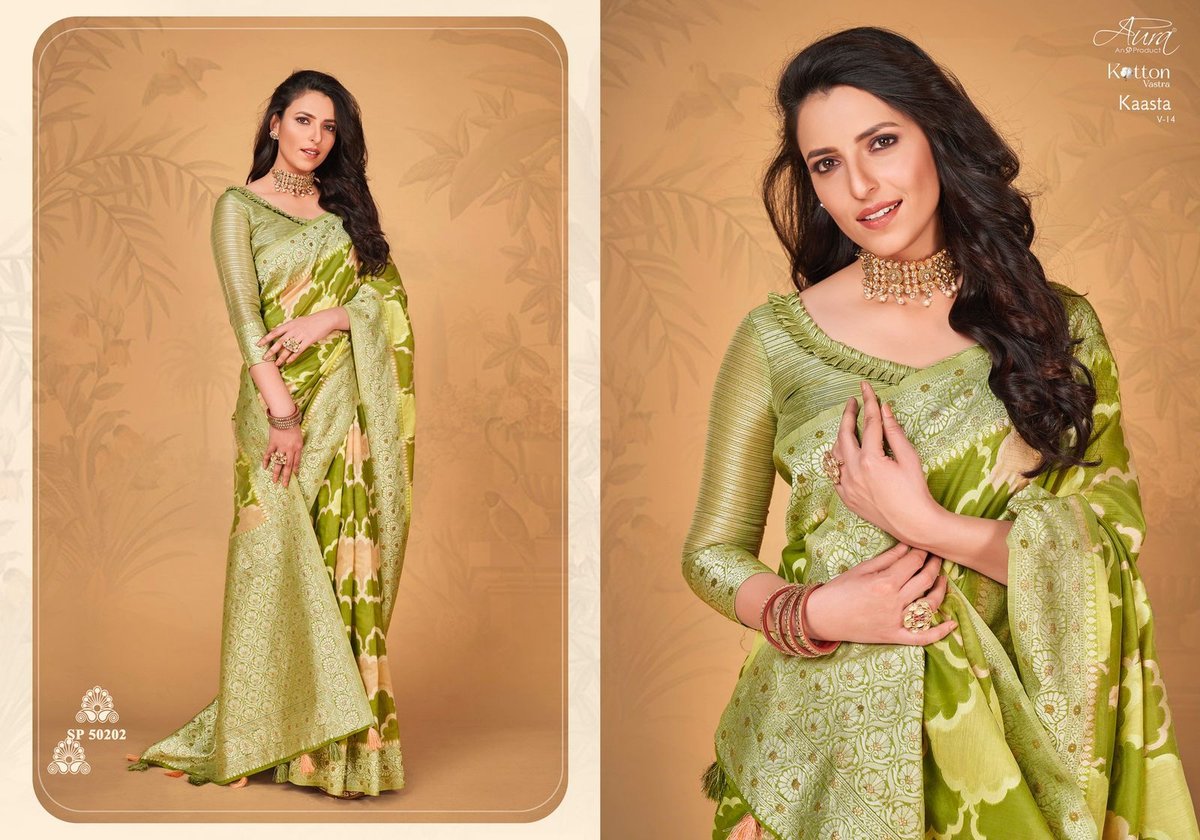 Aura Saree Kaasta Vol-14 50201-50206 Series 2