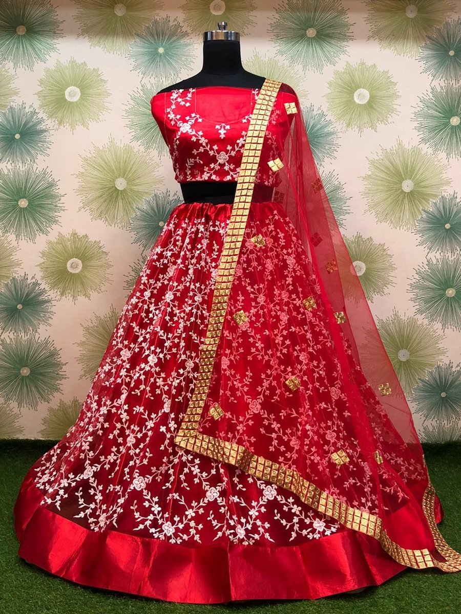 Bollywood Designer  Embroidered Lehenga RC-186 Colors 3