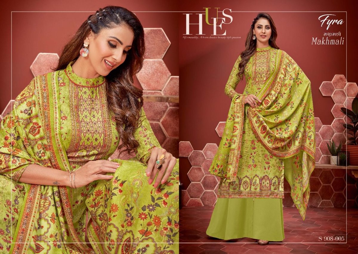 Alok Suits Fyra Makhmali 908-001 To 908-010 Series 5