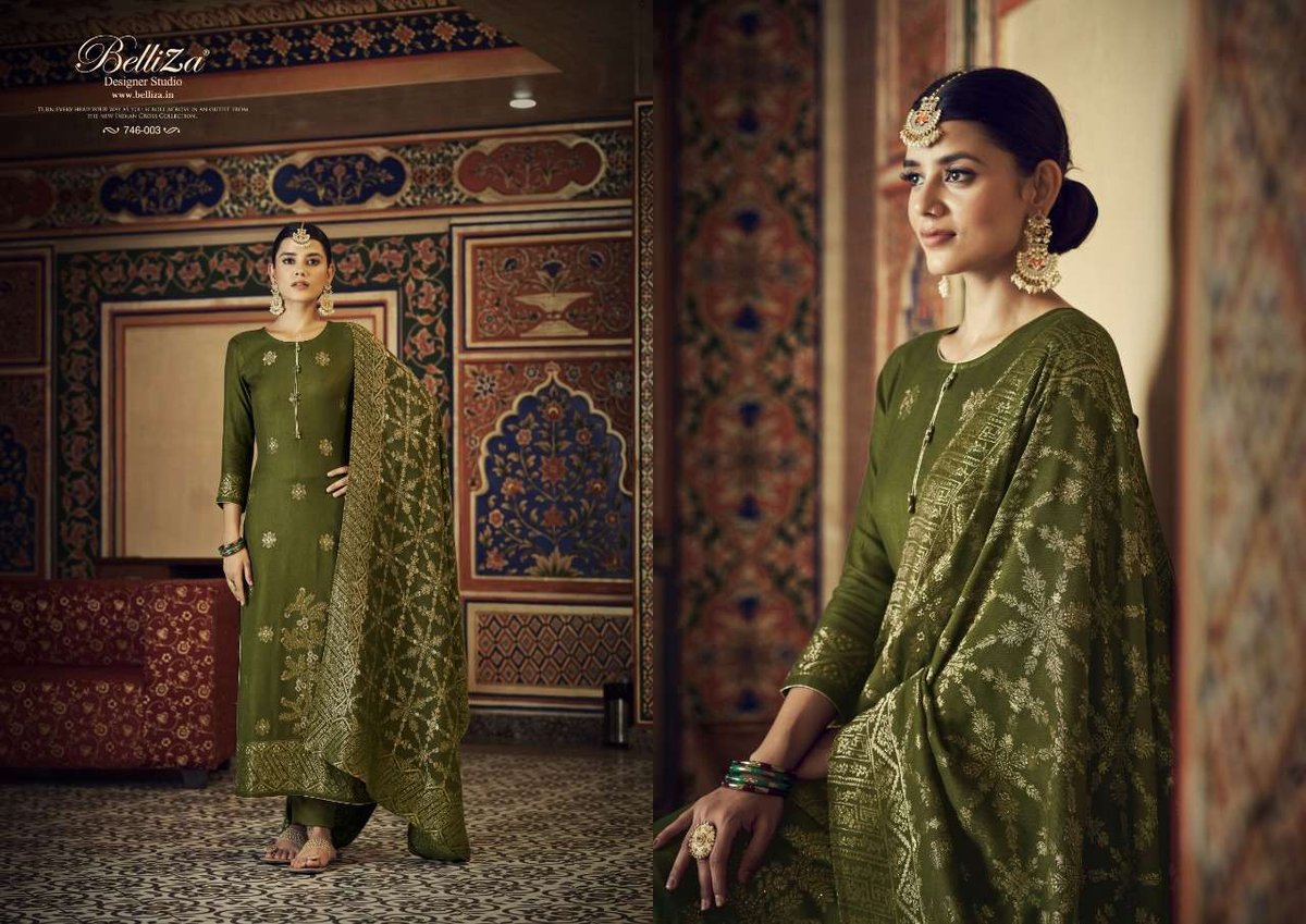 Belliza Designer Shayarana 746-001 to 746-006 Series 3