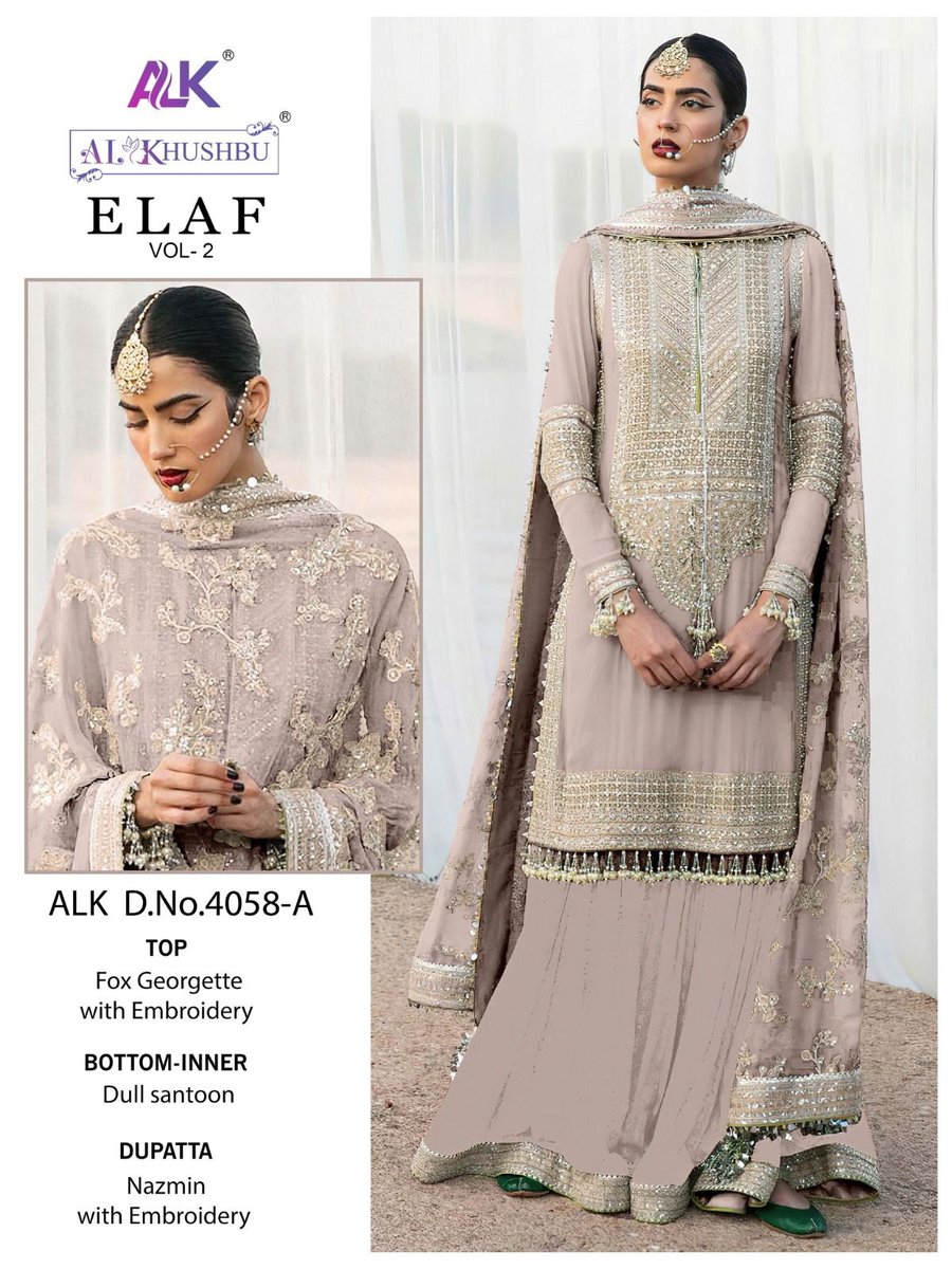 AL Khushbu Elaf  Vol-2 4058 Colors 1