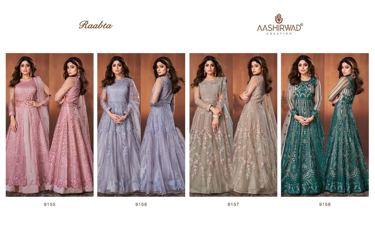 Aashirwad Creation Raabta 9155-9158 Series 5