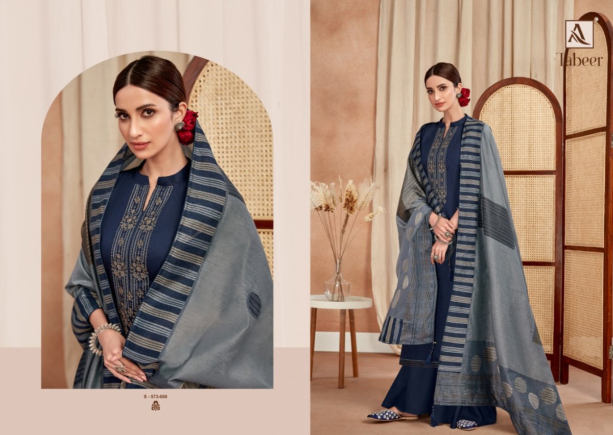 Alok Suits Tabeer 573-001 to 573-008 Series 8