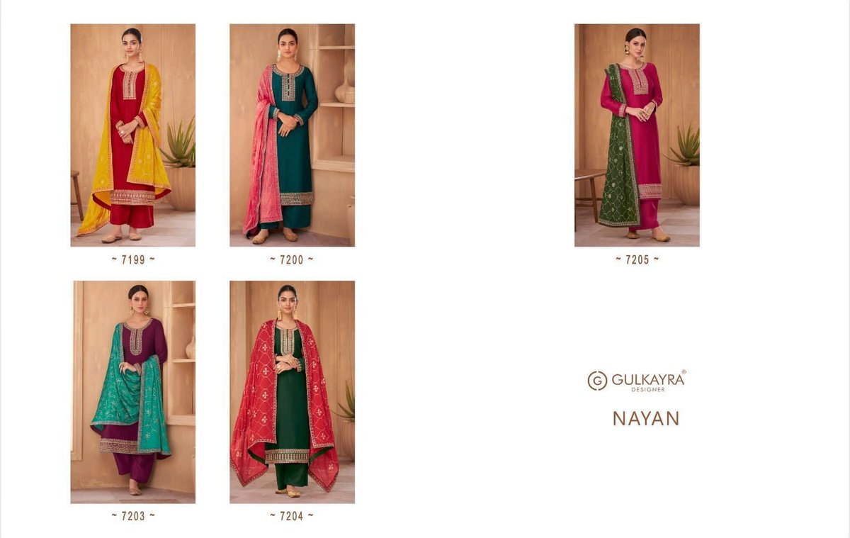 Gulkayra Designer Nayan 7199-7205 Series 6