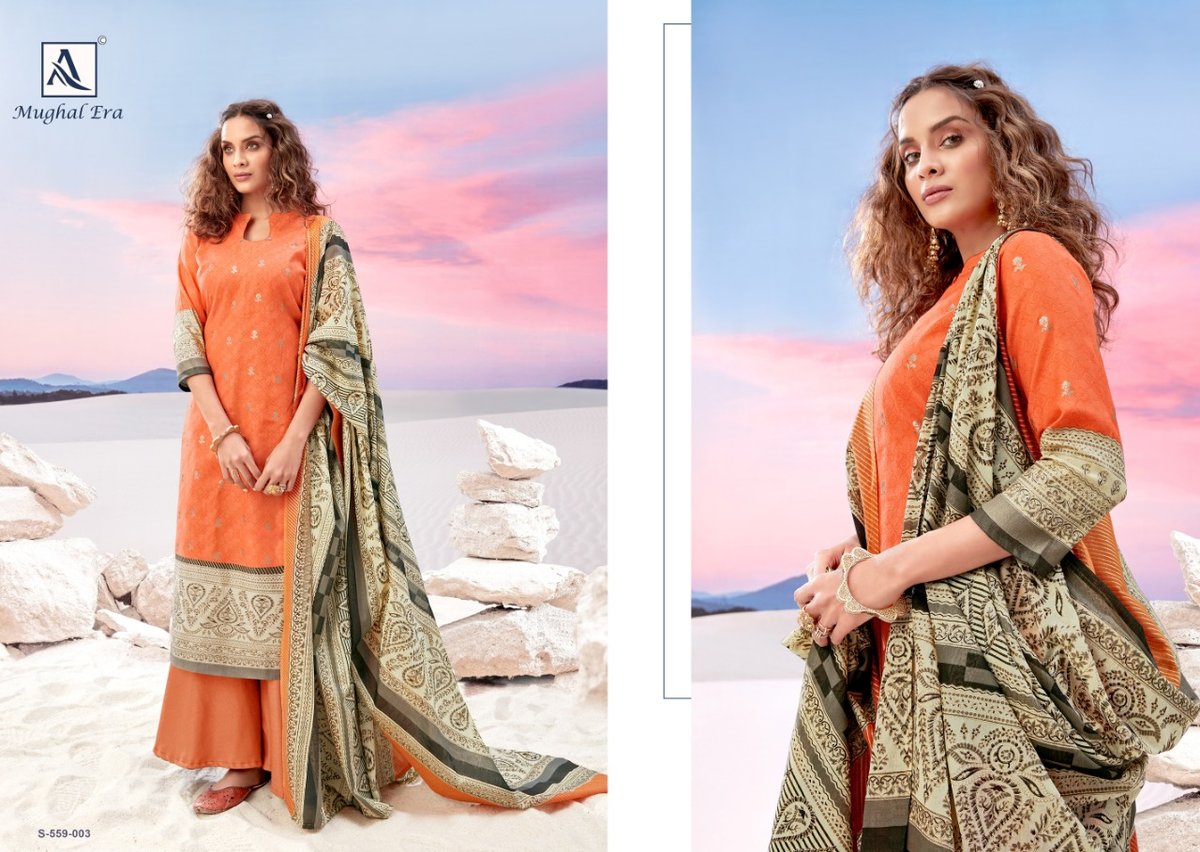 Alok Suits Mughal Era 559-001 to 599-010 Series 3
