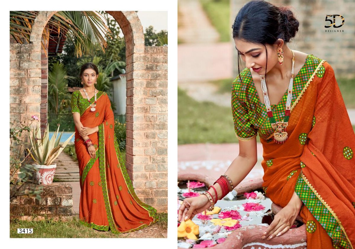 5D Designer Rasam 3411-3418 Series 5