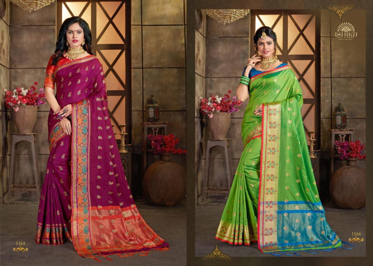 Ishika Saree Kailasa Silk Vol-2 1161-1168 Series 5