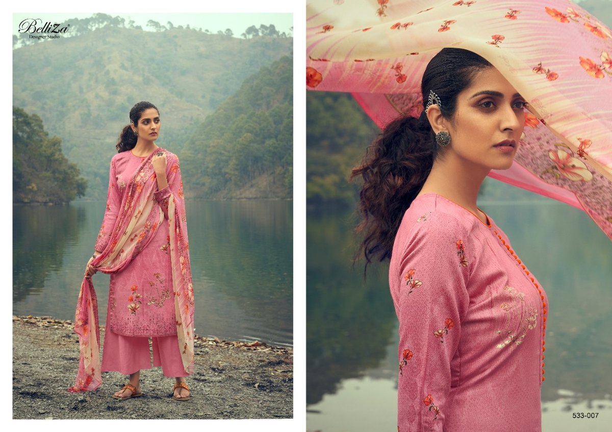 Belliza Designer Riwaaz vol-2 533-001 to 533-010 Series 7