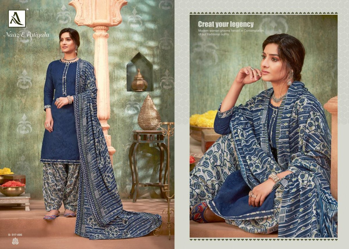 Alok Suits Naaz E Patiyala 517-001-517-010 Series 6