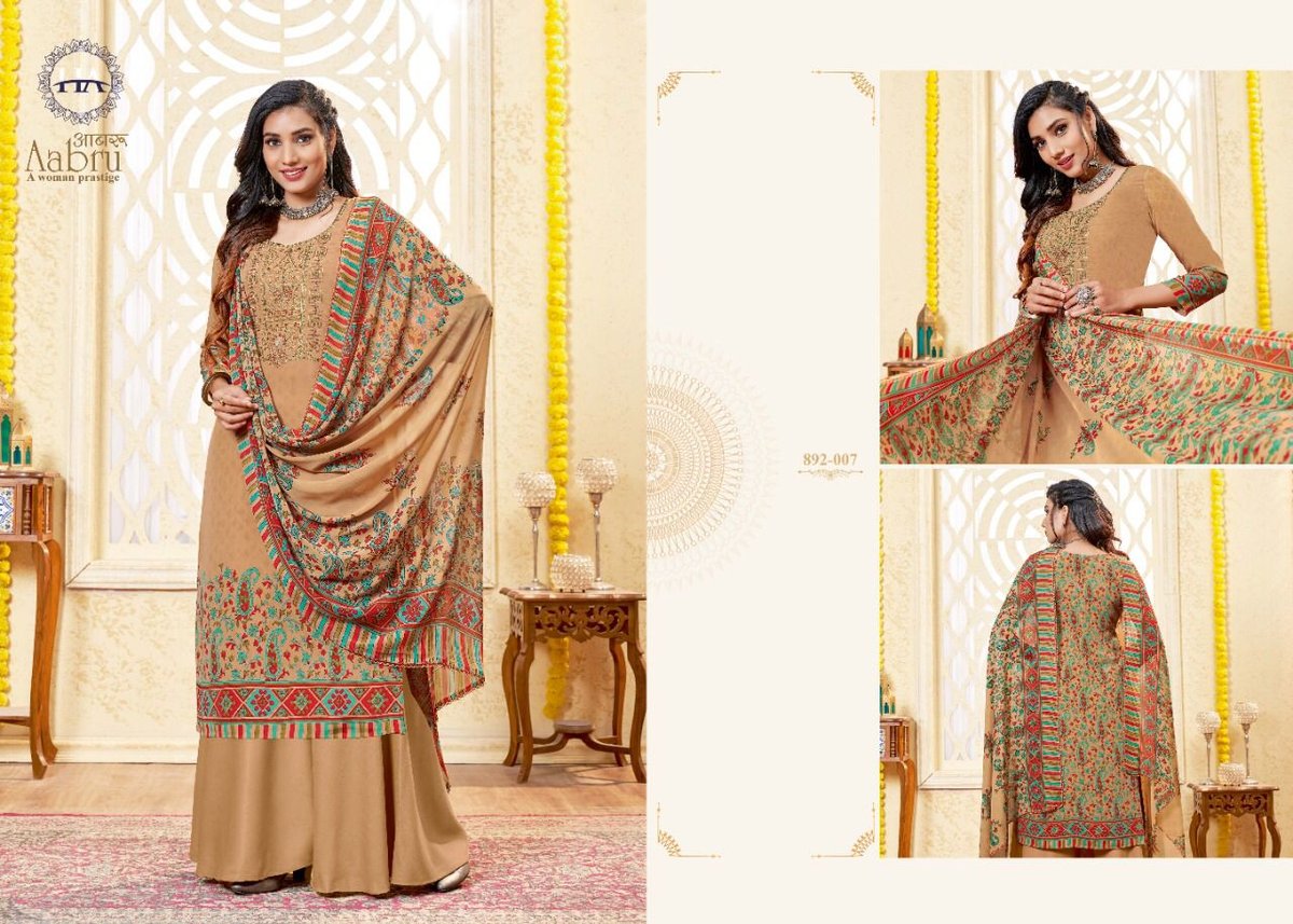 Harshit Fashion Aabru 892-001 to 892-010 Series 7