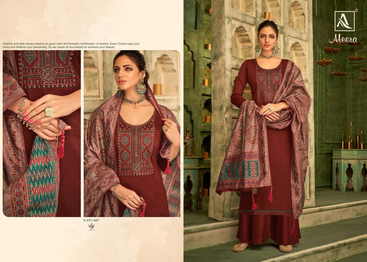 Alok Suits Meera 597-001 to 597-008 Series 7