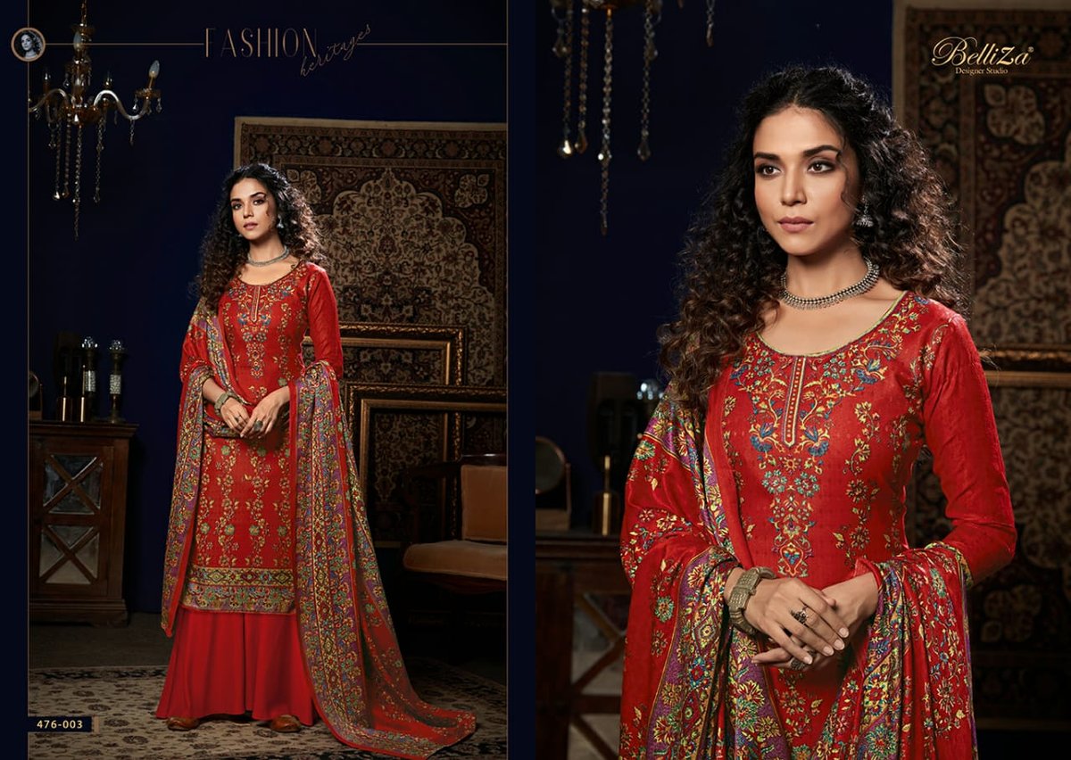 Belliza Designer Alisha Vol-3 476-001-476-010 Series 3