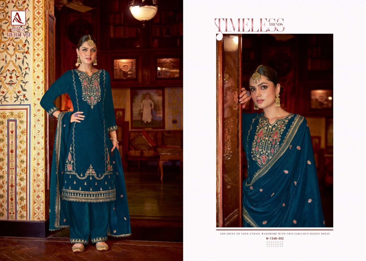 Alok Suit Heritage 1346-001 to 1346-006 Series 2