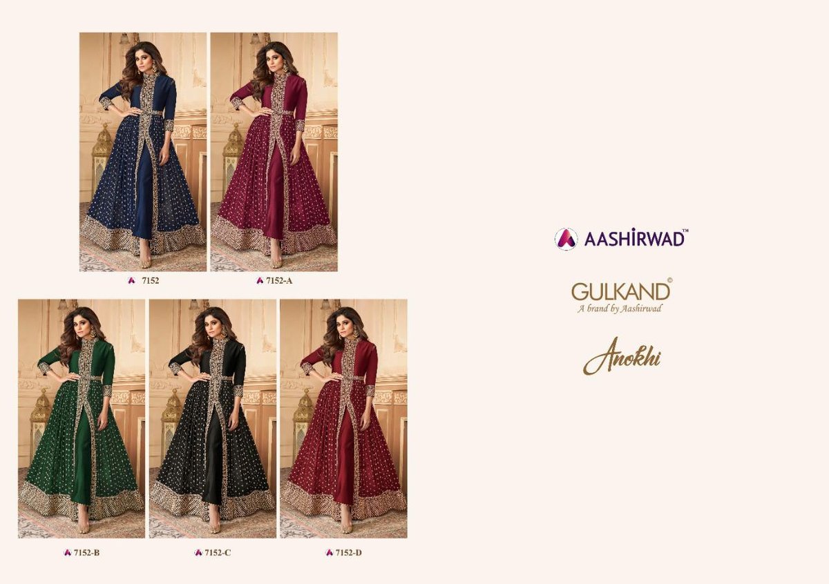 Aashirwad Creation Gulkand Anokhi 7152 Colors 6