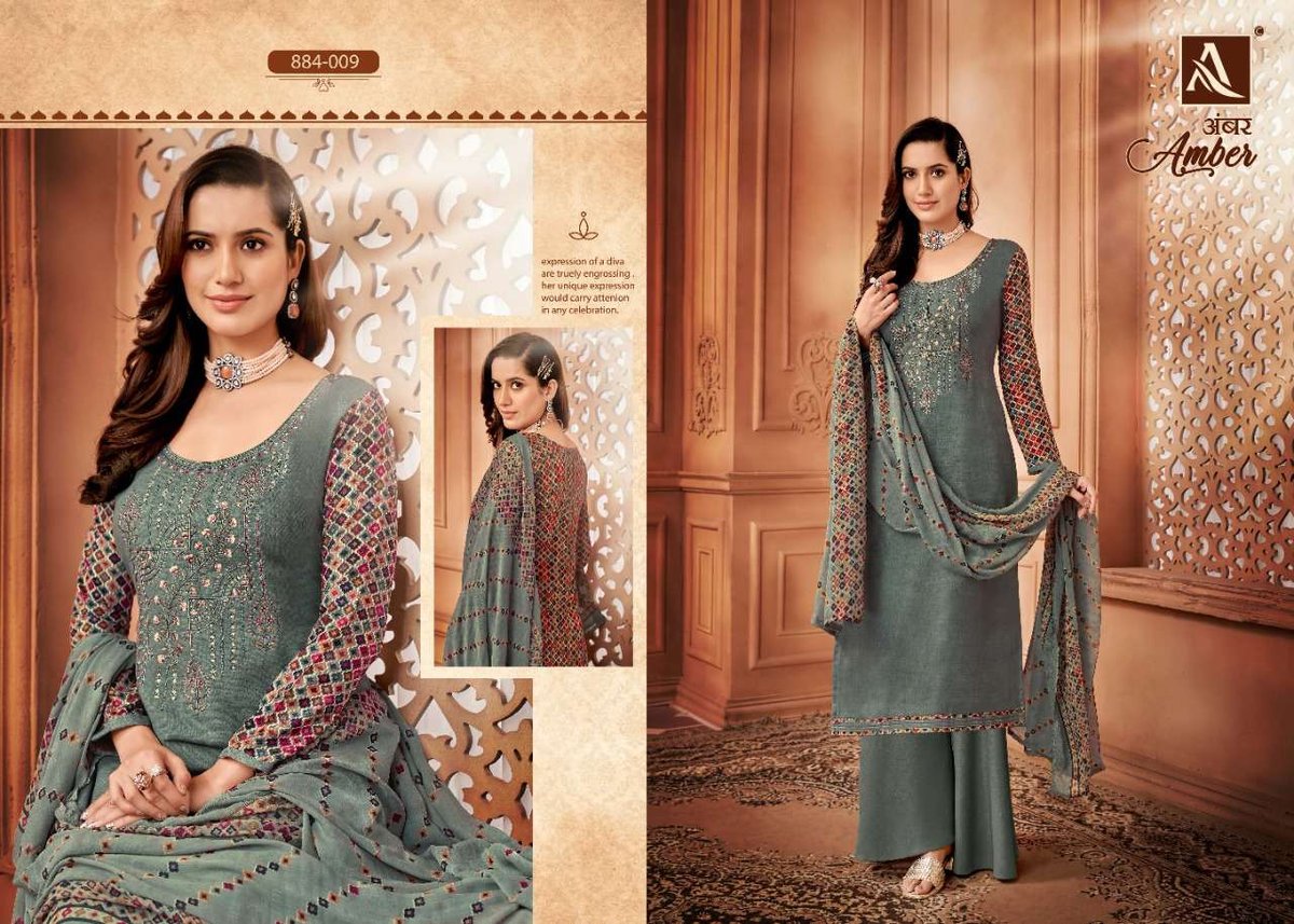 Alok Suits Amber 884-001 to 884-010 Series 9