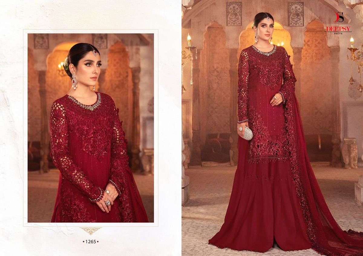 Deepsy Suits Maria.B Nx Embroidered Vol-21 1261-1267 Series 3
