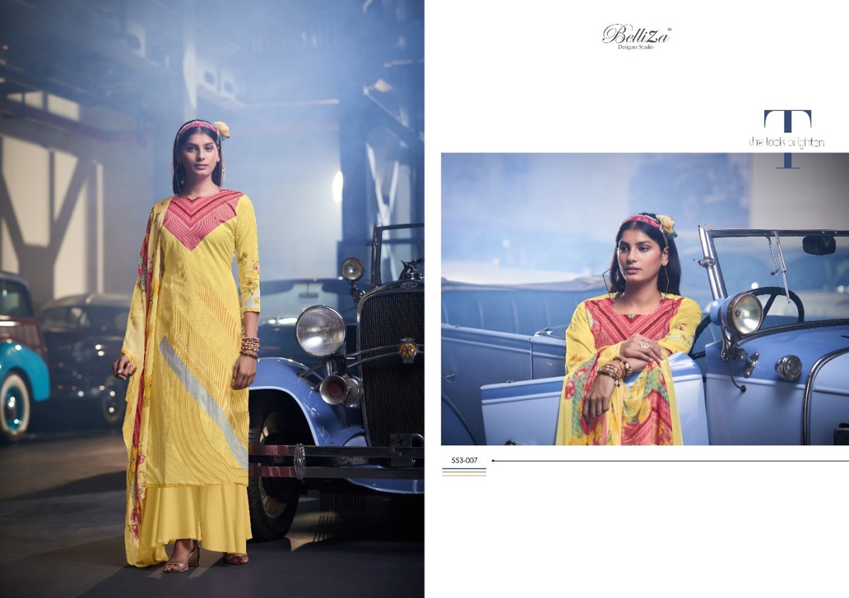 Belliza Designer Tahira 553-001 to 553-008 Series 7