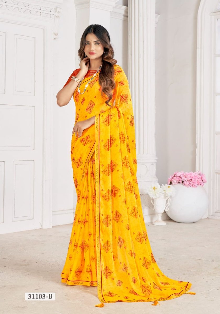 RUCHI SAREE VANILLA 31101-A TO 31103-D 10