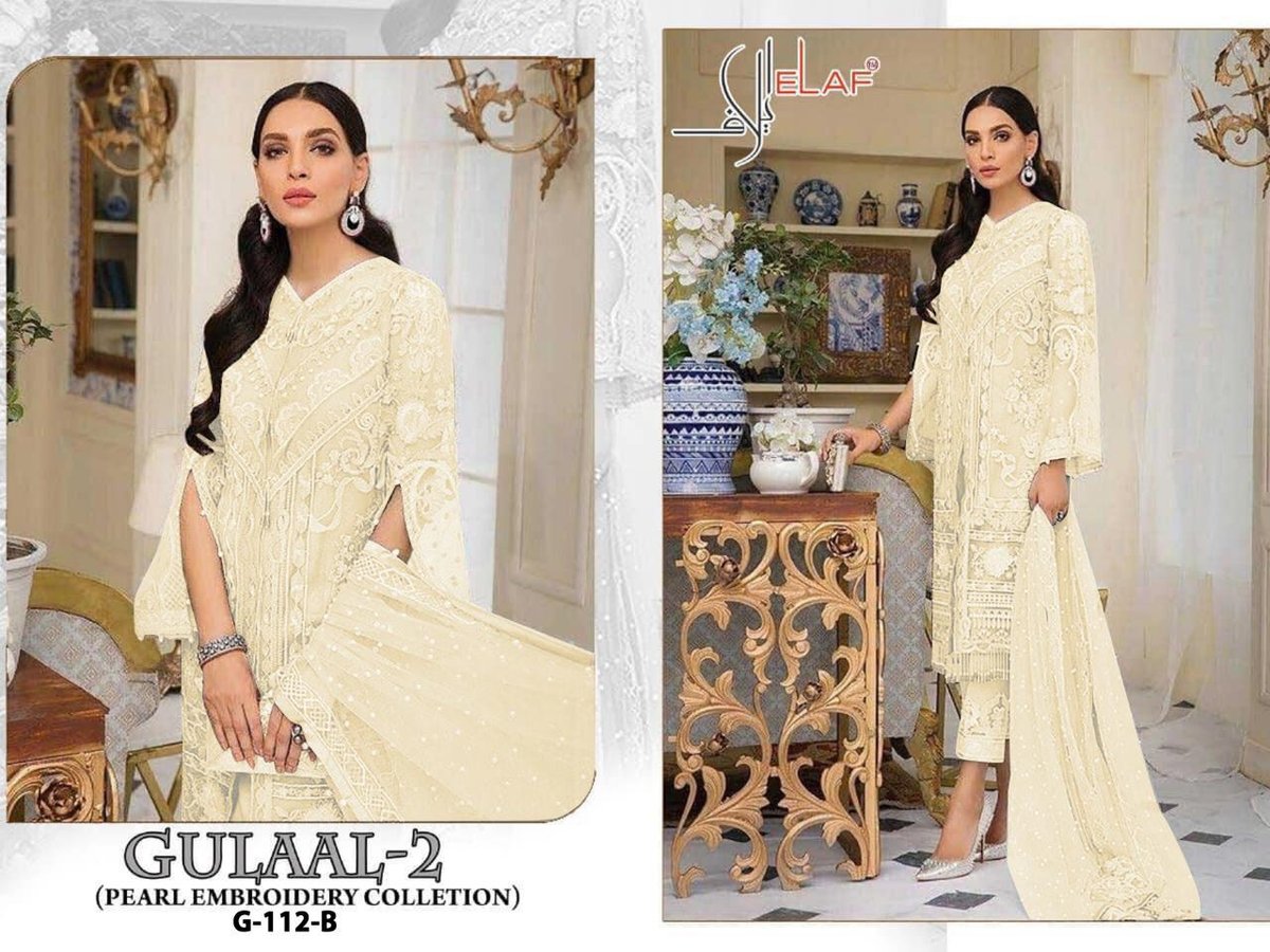 Galaxy Fabs Elaf Gulaal Vol-2 G-112 Colors 1