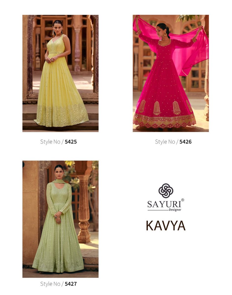 SAYURI DESIGNER KAVYA 5425 TO 5427 4