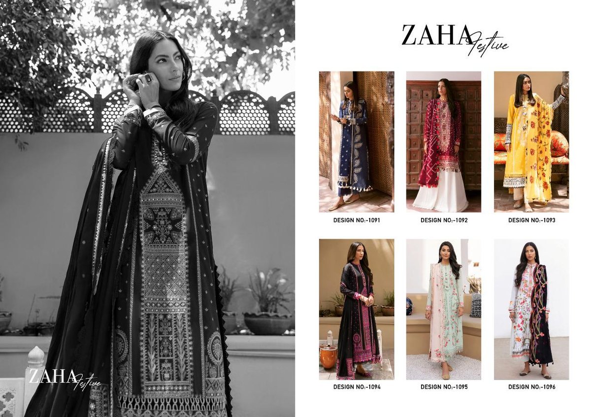 Deepsy Suits Zaha Festive 1091-1096 Series 7