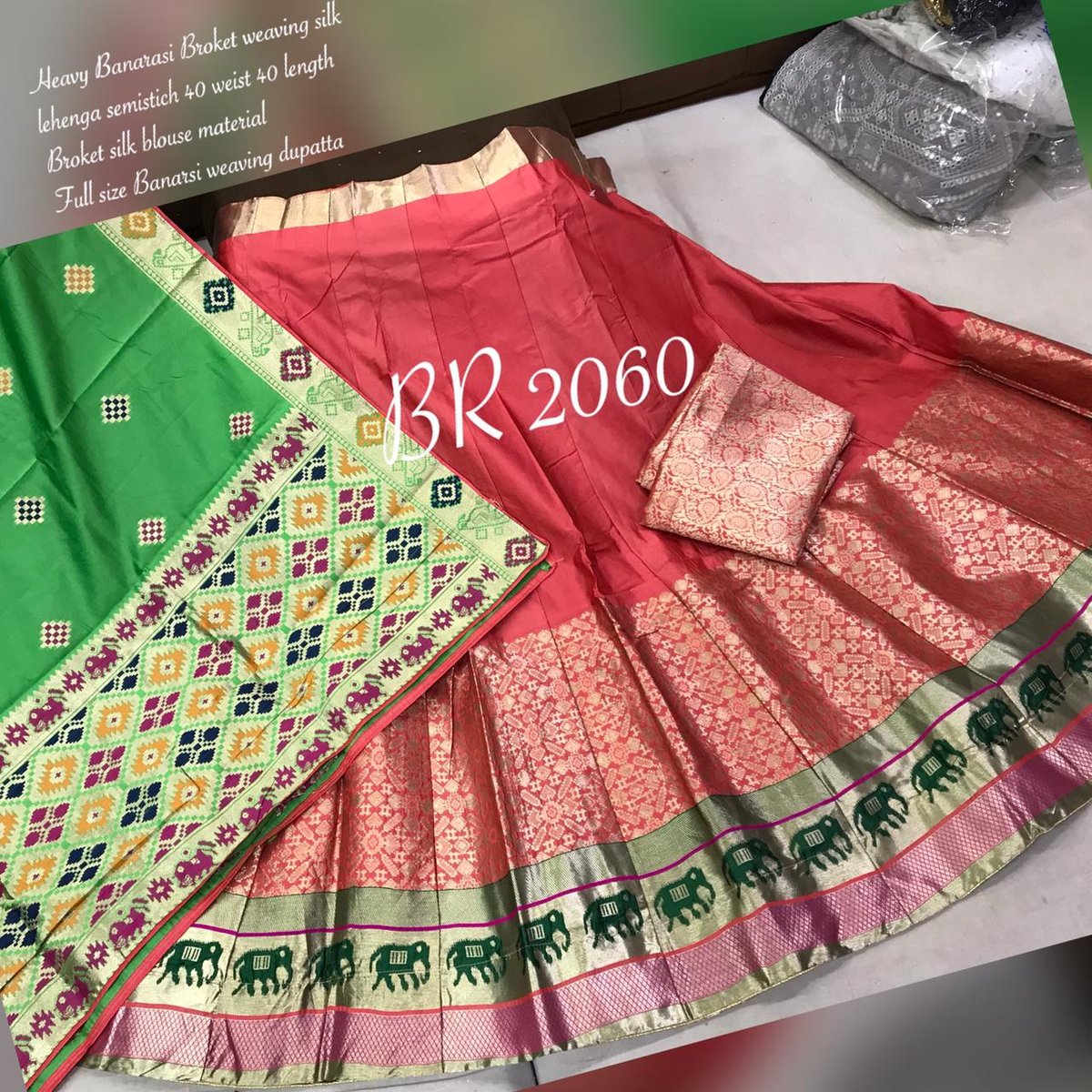 BR Lehenga Banarasi Weaving BR-2060 Colors 5