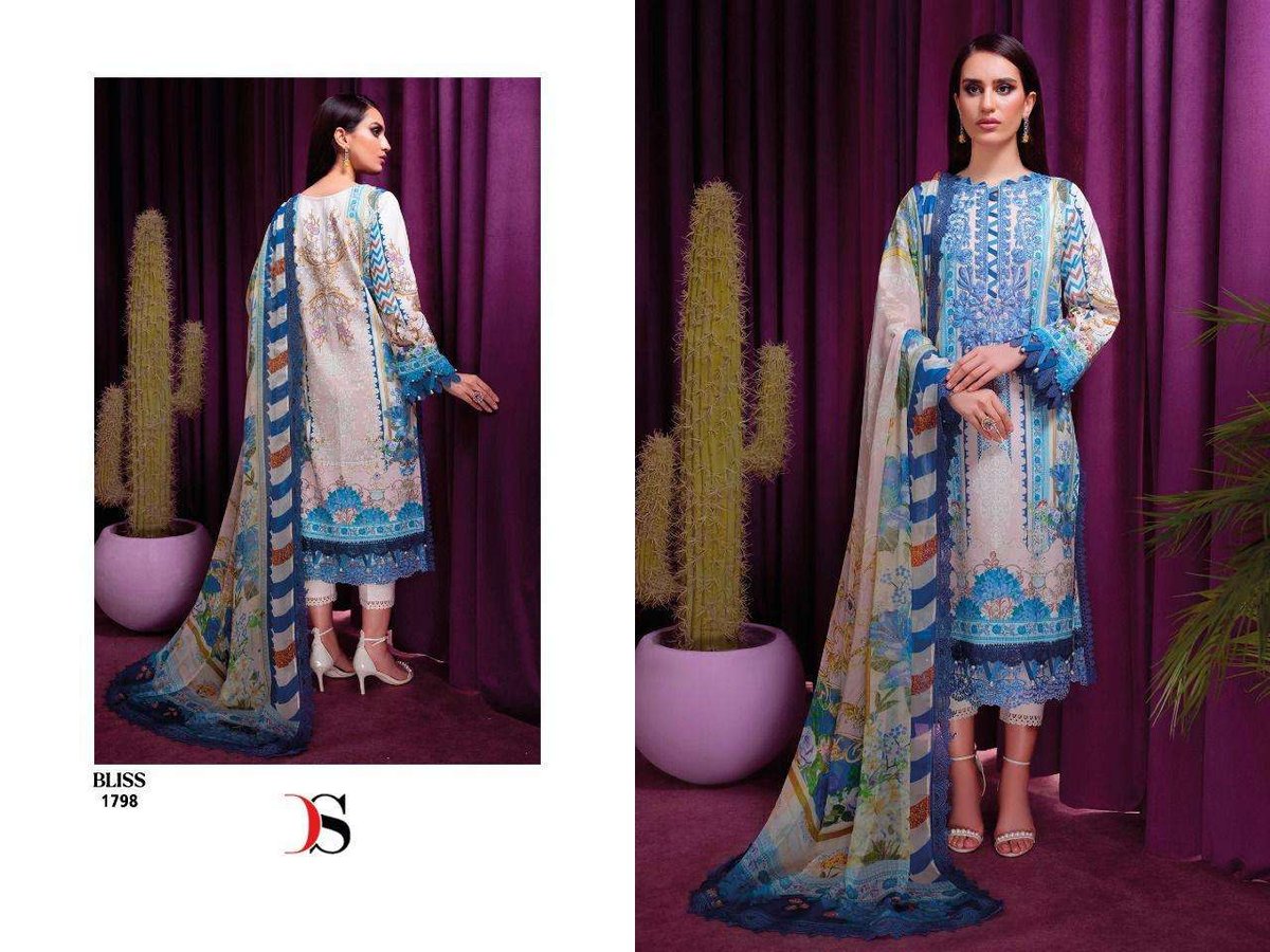 Deepsy Suits Bliss Lawn Vol-4 1791-1798 Series 8