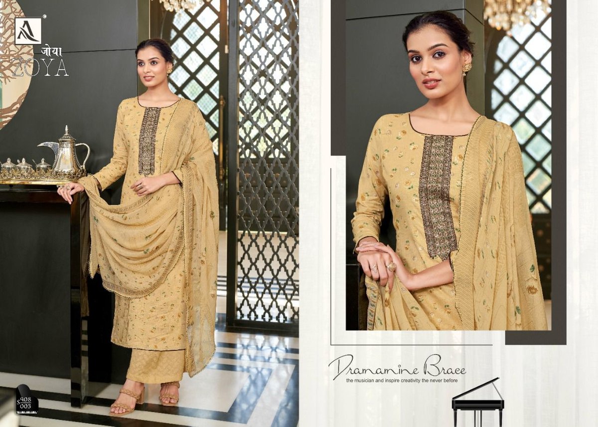 Alok Suit Zoya 908-001 to 908-010 Series 3