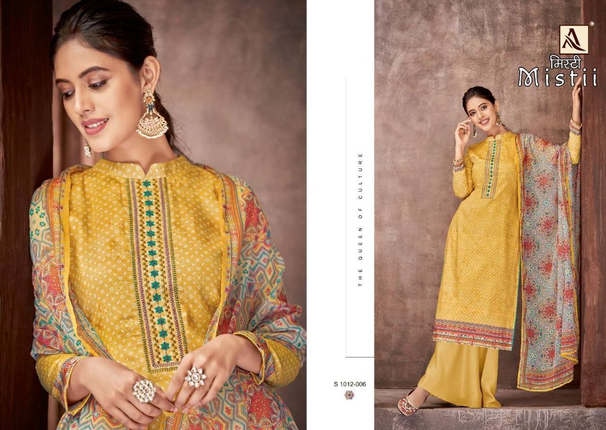 Alok Suit Mistii 1012-001 to 1012-006 Series 6