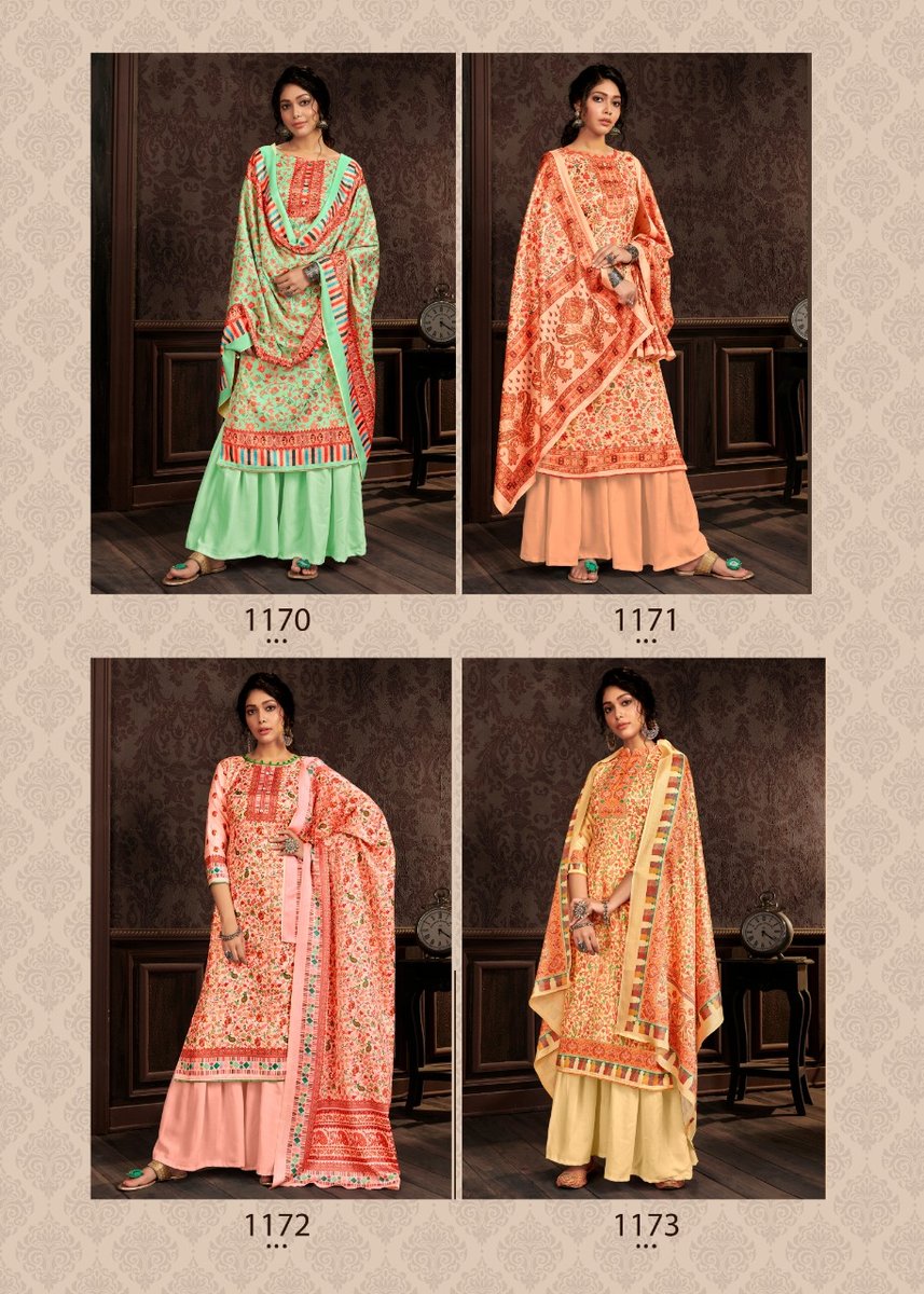 Bipson Prints Kashmiri Queen Vol-7 1170-1173 Series 5