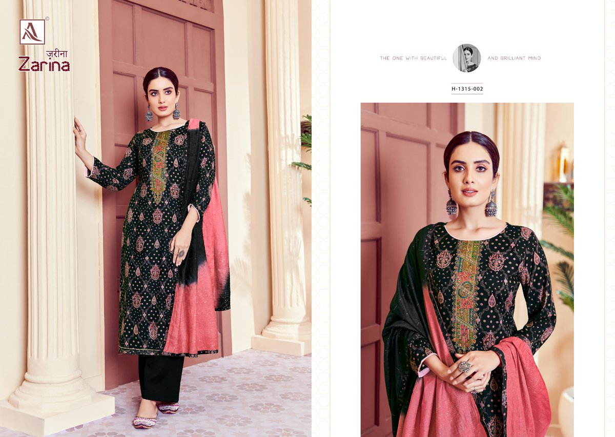 Alok Suit Zarina 1315-001 to 1315-008 Series 2