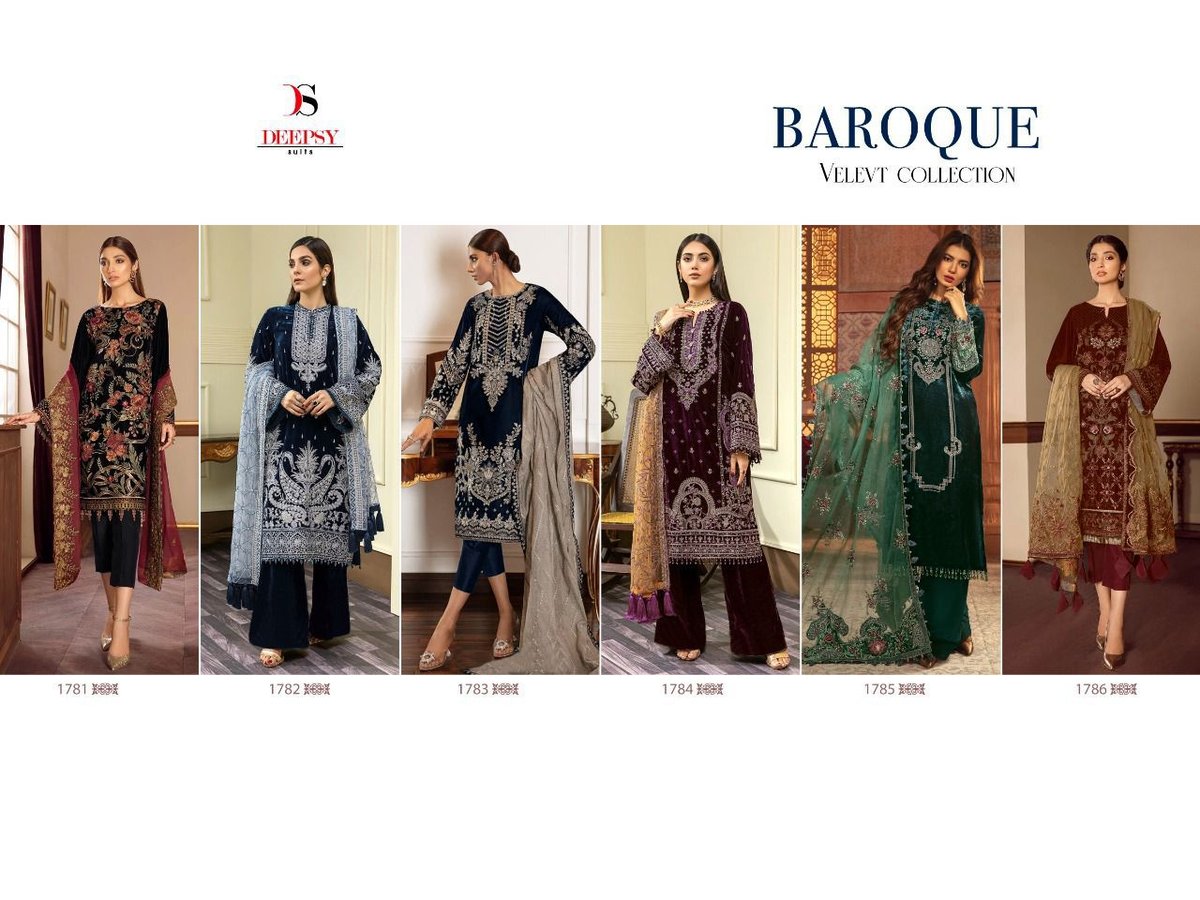 Deepsy Suits Baroque Velvet Collection 1781-1786 Series 7