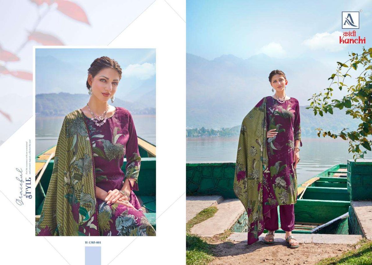 Alok Suit Kanchi 1385-001 to 1385-006 Series 1