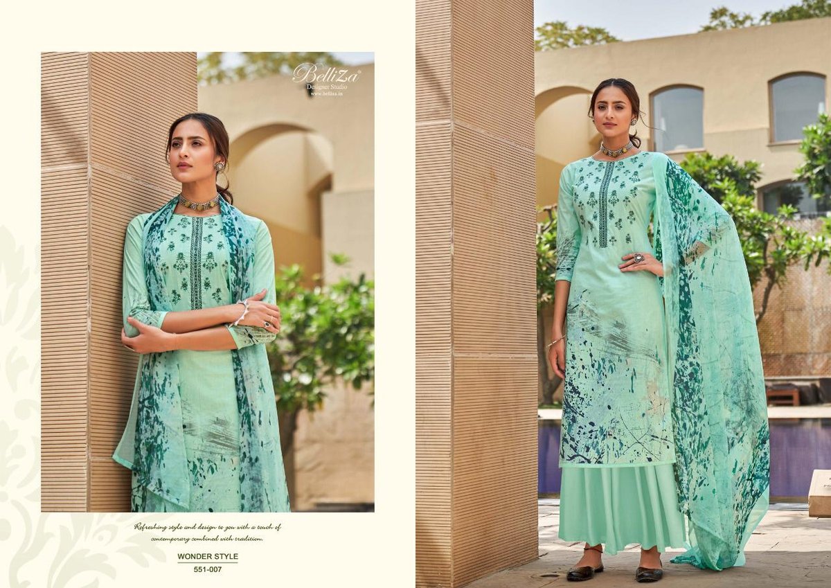Belliza Designer Wonder Style 551-001 to 551-010 Series 7