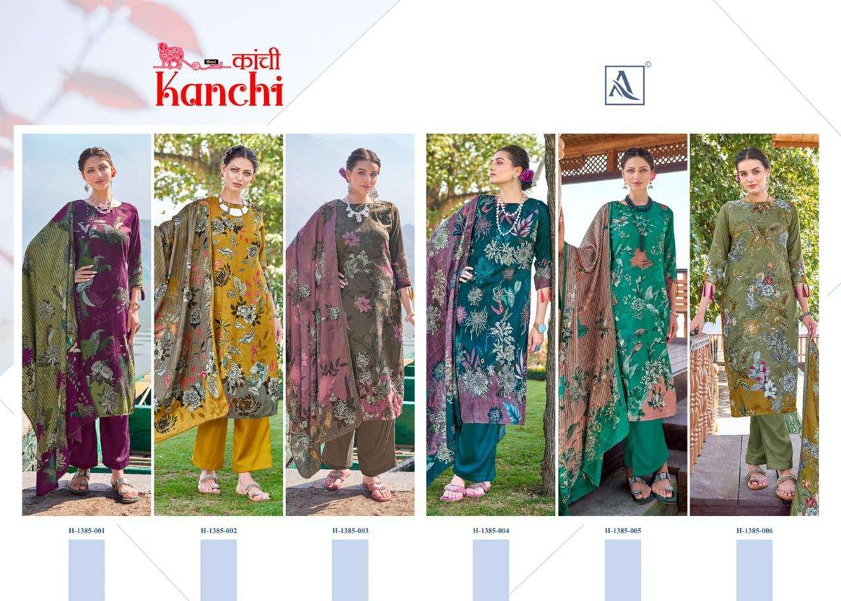 Alok Suit Kanchi 1385-001 to 1385-006 Series 7