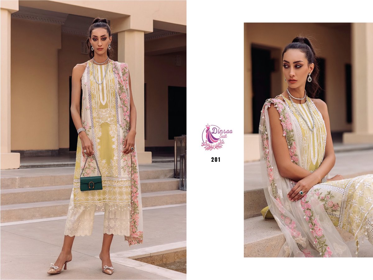 Dinsaa Suit Maria B Vol-2 200-202 Series 2