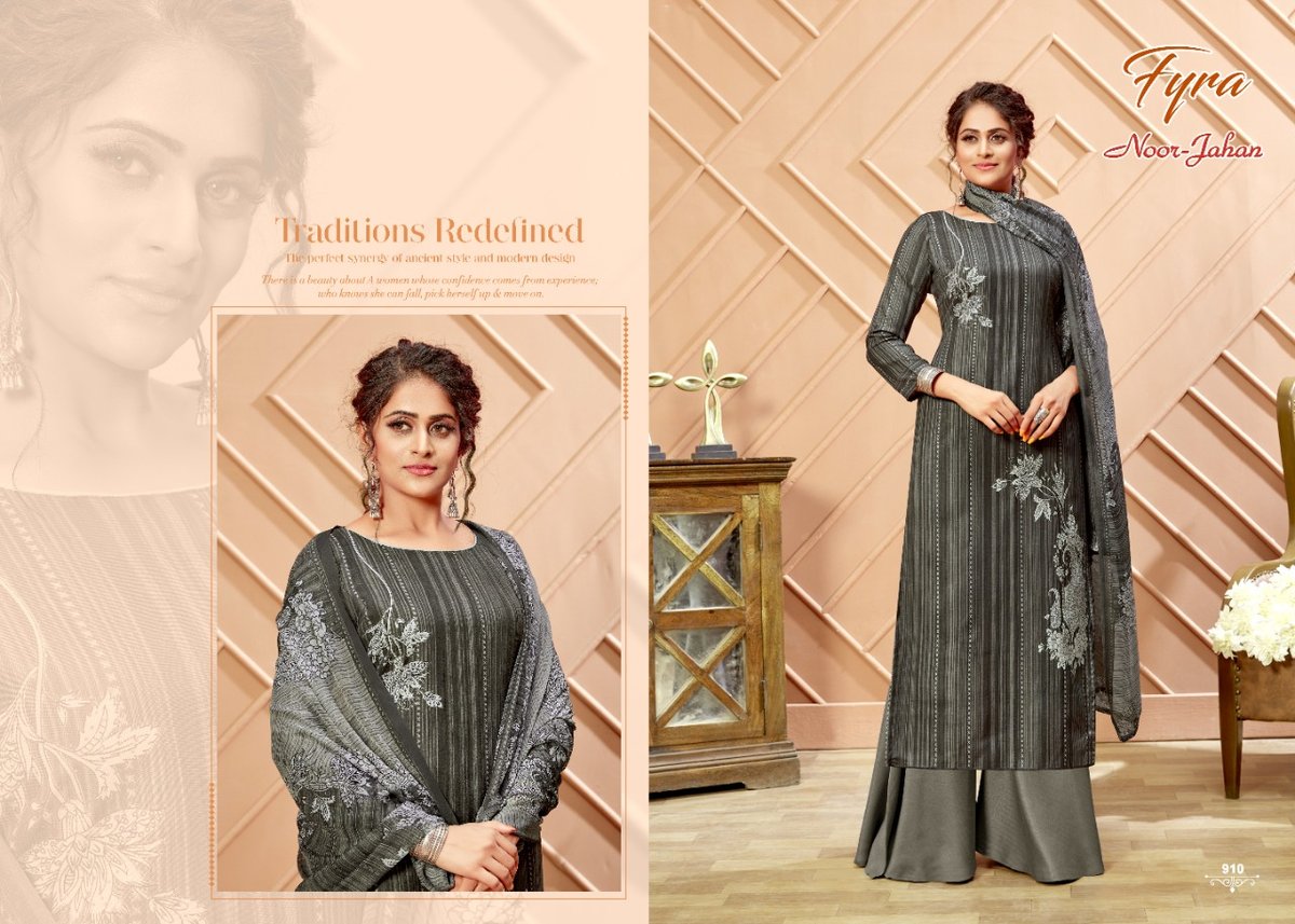 Alok Suits Fyra Noor Jahan 901-910 Series 10