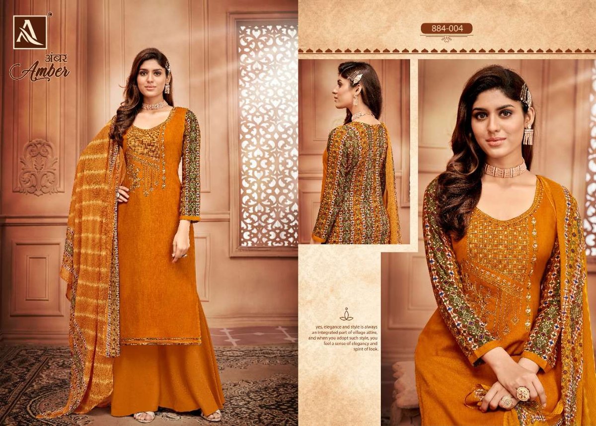 Alok Suits Amber 884-001 to 884-010 Series 4
