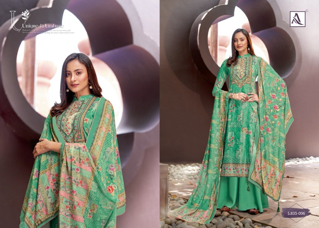 Alok Suits Gulnar 835-001 to 835-008 Series 6