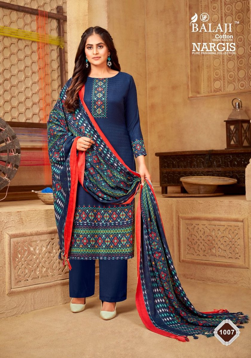 Balaji Cotton Nargis 1001-1008 Series 7