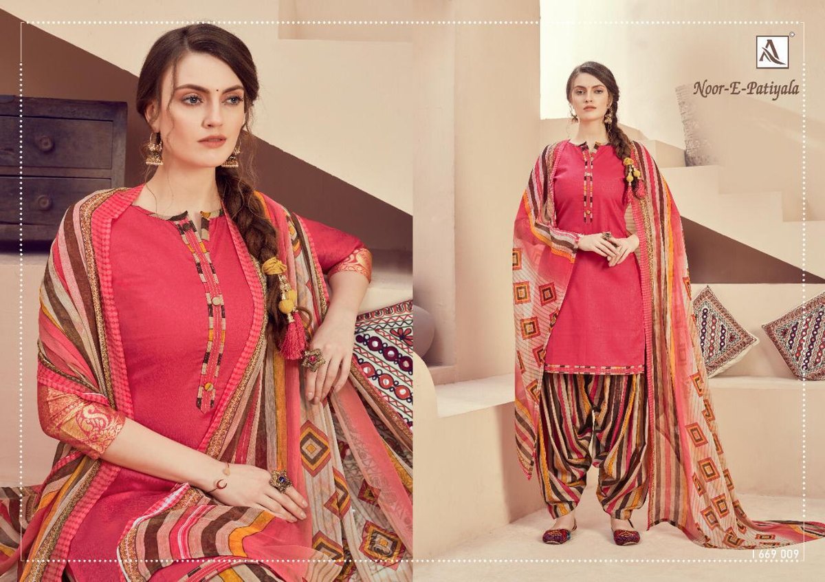 Alok Suits Noor-E-Patiyala 669-001-669-010 Series 9