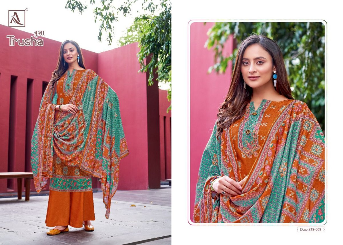 Alok Suits Trusha 838-001 To 838-010 Series 8