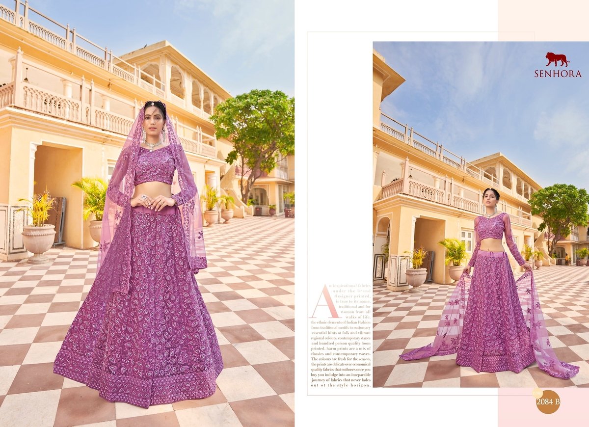 Senhora Lehenga Fashion Woman 2084-2085 Colors Series 2