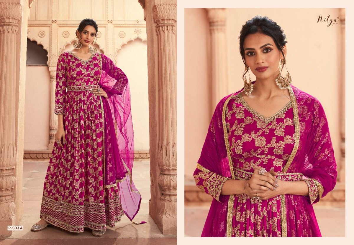 LT Fabric Nitya P-503 Colors 1