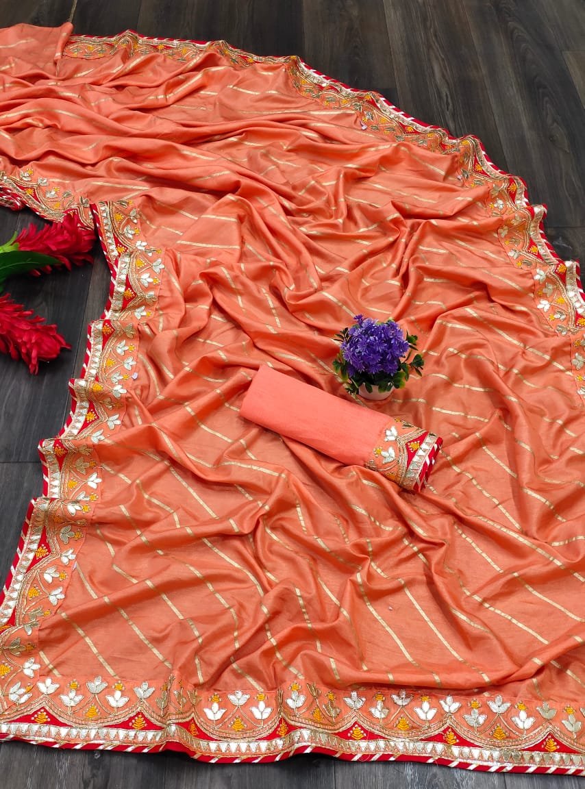 Bollywood Gotta Patti Designer Saree Colors 9