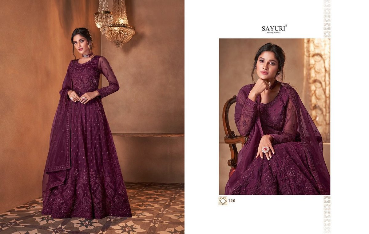 Aashirwad Creation Sayuri Majesty 117-120 Series 4