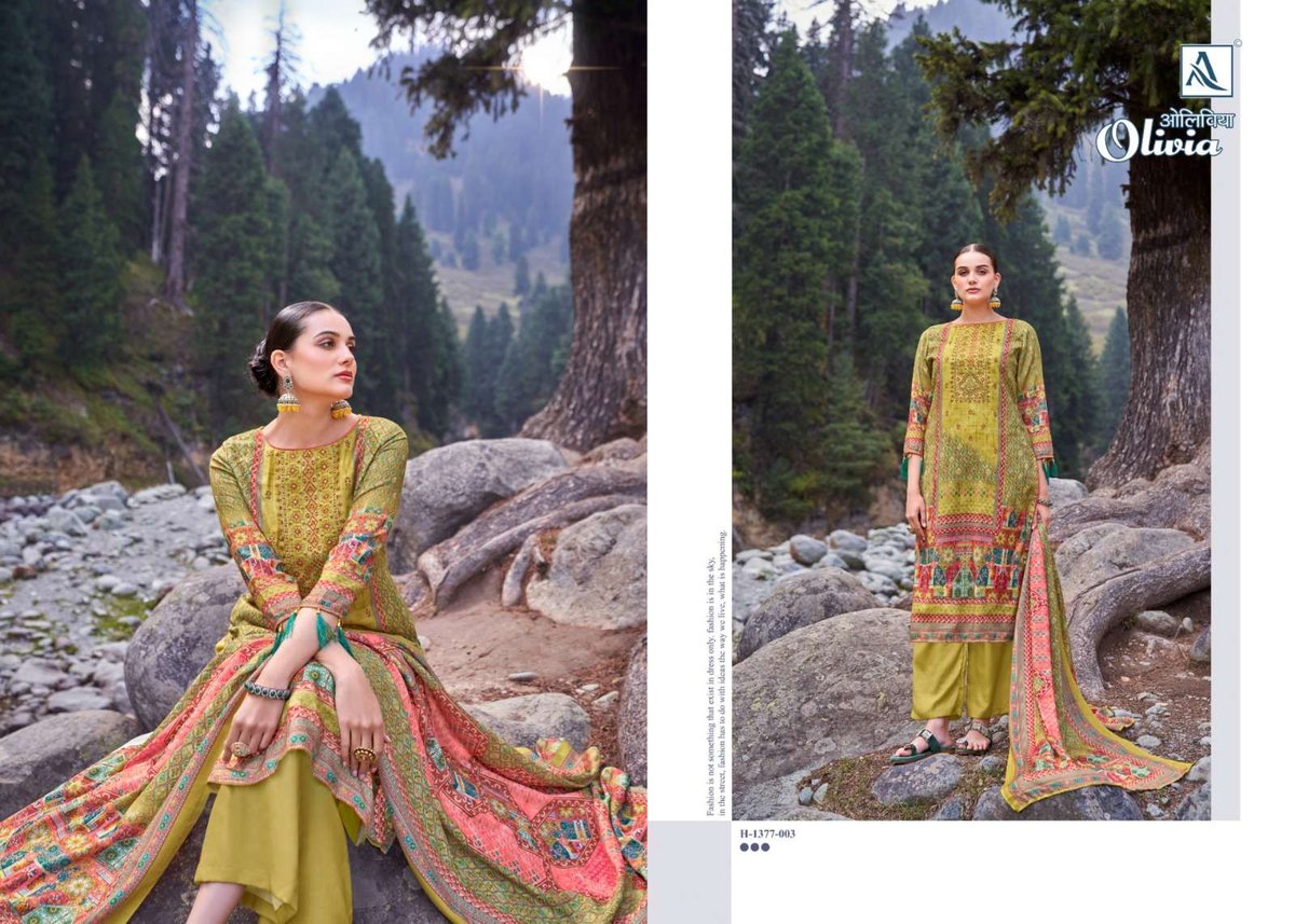 Alok Suit Olivia 1377-001 to 1377-006 Series 3