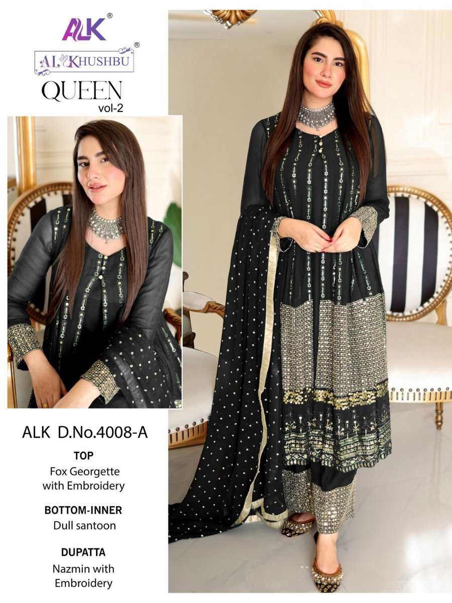 AL Khushbu Queen Vol-2 4008 Colors 1
