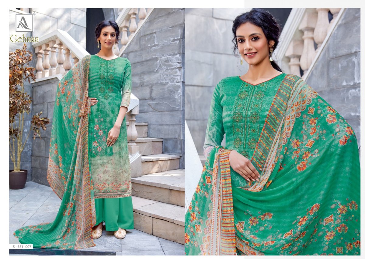 Alok Suits Gehnaa 551-001-551-010 Series 7